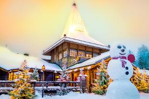 Santa Claus Village in Finnland: So wohnt der Weihnachtsmann