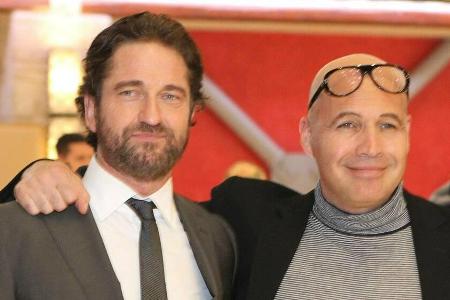 Berühmte Fackelträger unter sich: Gerard Butler (l.) und Billy Zane.