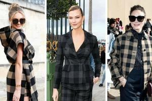 Front Row in Paris: Der Frühling erwacht in Beige und Karo
