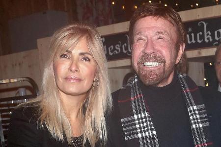 Chuck Norris mit seiner zweiten Ehefrau Gena O'Kelley im Jahr 2019