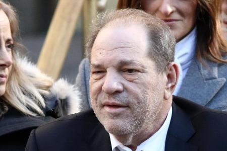 Harvey Weinstein beim Verlassen des Gerichts wenige Tage vor der Urteilsverkündung