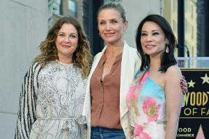 Bei der Einweihung von Lucy Lius (r.) Stern auf Hollywoods Walk of Fame im Mai 2019 hatte Cameron Diaz (m.) noch einen flach...