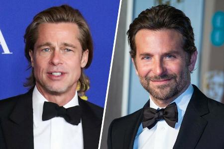 Brad Pitt (l.) hat Kumpel Bradley Cooper viel zu verdanken