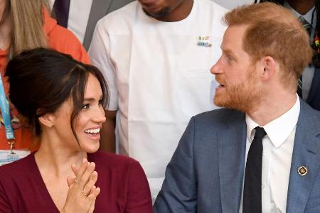 Prinz Harry und Herzogin Meghan bei einem Auftritt im Oktober