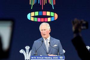 Prinz Charles trifft in Davos erstmals auf Greta Thunberg
