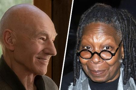 Sir Patrick Stewart möchte Whoopi Goldberg in 