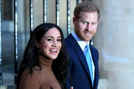 Prinz Harry und Herzogin Meghan besuchten Anfang 2020 das Canada House in London.