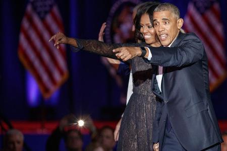 Nach fast 30 Jahren Ehe immer noch ein Traumpaar: Michelle und Barack Obama