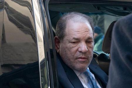 Harvey Weinstein bei der Ankunft am Gericht in New York.