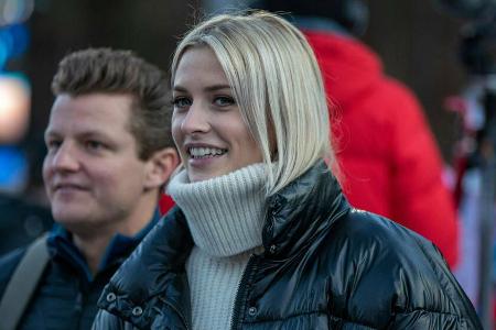 Model Lena Gercke greift an kalten Tagen gerne auf dicke Wollpullover zurück.