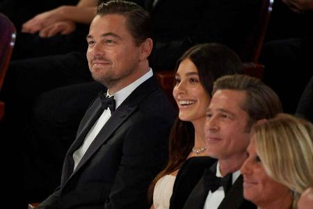 Leonardo DiCaprio (l.) und Camila Morrone bei den Oscars 2020