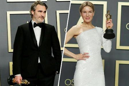 Die zwei besten Hauptdarsteller der Oscars 2020: Joaquin Phoenix und Renée Zellweger