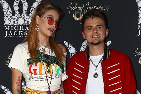 Paris Jackson und ihr Bruder Prince Michael bei einer Veranstaltung 2018.