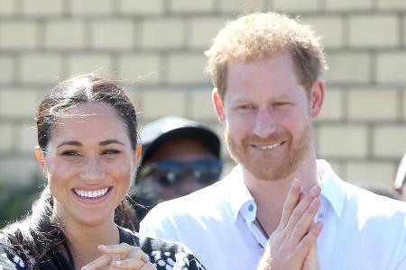 Herzogin Meghan und Prinz Harry stellen das 