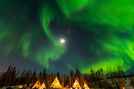 Die berühmten Nordlichter gibt es nicht nur in Skandinavien