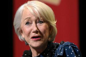 Helen Mirren bei einer Gesprächsrunde der Berlinale