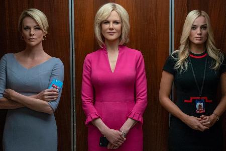 Diese Frauen wehren sich: Megyn Kelly (Charlize Theron, v.l.), Gretchen Carlson (Nicole Kidman) und Kayla Pospisil (Margot R...