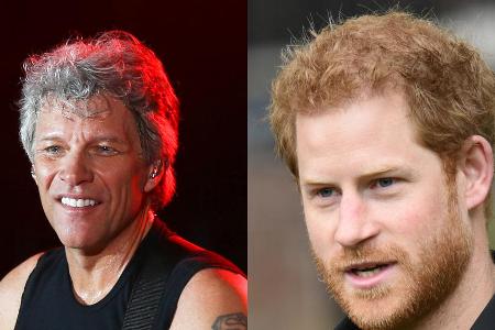 Jon Bon Jovi (l.) und Prinz Harry arbeiten im Rahmen der Invictus Games zusammen.