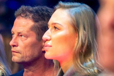Til Schweiger mit seiner neuen Freundin bei der SES Boxing & EC Boxing Box Gala Mitte Janaur.