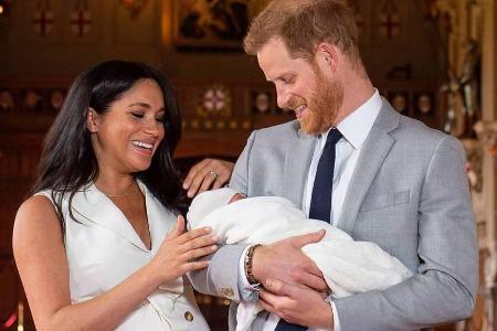 Herzogin Meghan, Prinz Harry und Archie