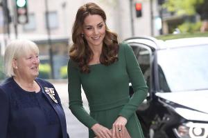 Herzogin Kate: Elegant in Grün zurück bei der Arbeit