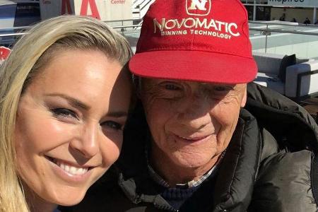 Lindsey Vonn und Niki Lauda trafen sich oft und gerne