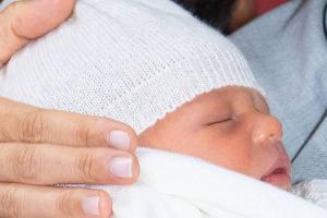 Eines der ersten Bilder von Baby Sussex