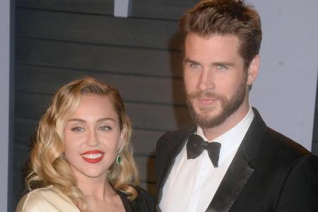 Liam Hemsworth und Miley Cyrus auf der Vanity Fair Oscar Party