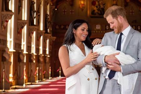 Sorgt für Kritik: Meghan und Harry wollen die Taufe von Baby Archie privat halten