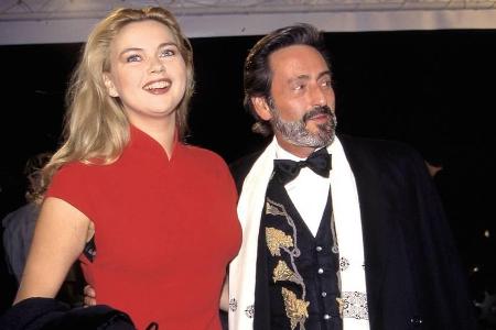 Veronica Ferres und Helmut Dietl im Jahr 1991 in München