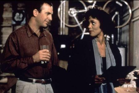 Kevin Costner und Whitney Houston in 