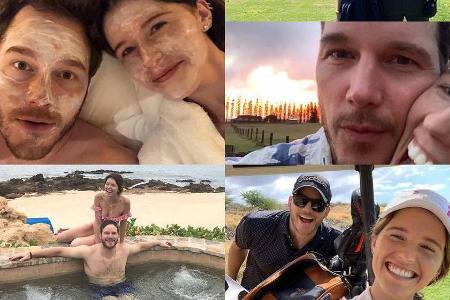 Chris Pratt und Katherine Schwarzenegger sind erst seit zweit Wochen verheiratet Chris Pratt und Katherine Schwarzenegger sind erst seit zweit Wochen verheiratet