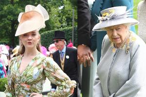 Natalie Dormer gab sich neben der Queen die Ehre am Ascot Ladies Day