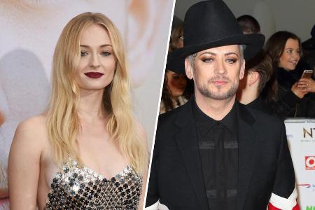 Sophie Turner als junger Boy George? Das scheint anegsichts dieser Bilder gar nicht so abwegig