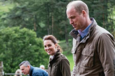 Herzogin Kate und Prinz William hatten viel Spaß bei ihrem Besuch einer Familienfarm