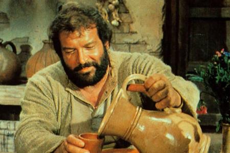 Bud Spencer ließ es auf der Leinwand krachen, nicht nur in Bud Spencer ließ es auf der Leinwand krachen, nicht nur in