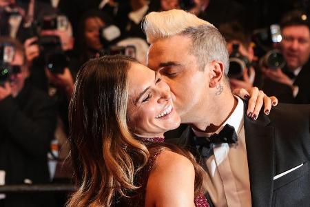 Ayda Field und Robbie Williams während eines gemeinsamen Auftritts in Cannes