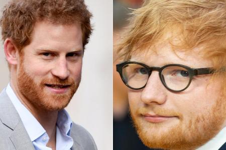 Ed Sheeran und Prinz Harry machen gemeinsame Sache für den guten Zweck