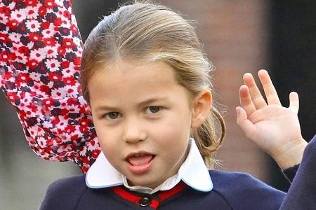 Keine Probleme mit scharfem Curry: die erst vierjährige Prinzessin Charlotte