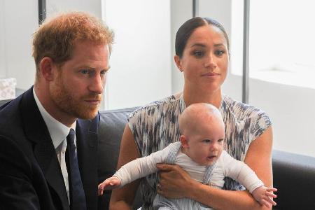 Prinz Harry und Herzogin Meghan mit Söhnchen Archie