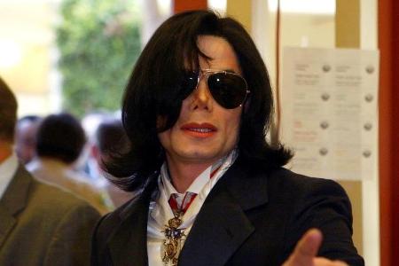 Michael Jackson bei einem Gerichtstermin im Jahr 2009