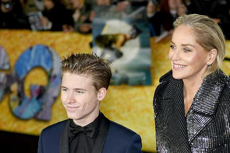Sharon Stone mit Sohnemann Roan in Berlin Sharon Stone mit Sohnemann Roan in Berlin
