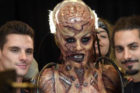 Heidi Klum in ihrem Halloween-Kostüm