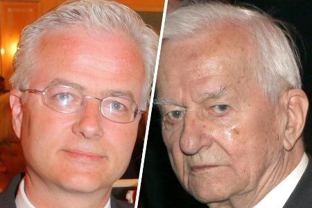 Sohn und Vater: Fritz von Weizsäcker (li.) und Richard von Weizsäcker