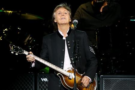 Paul McCartney während eines Auftritts in New York