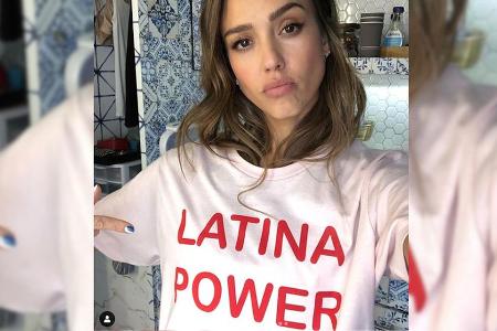 US-Star Jessica Alba setzt ein Zeichen US-Star Jessica Alba setzt ein Zeichen