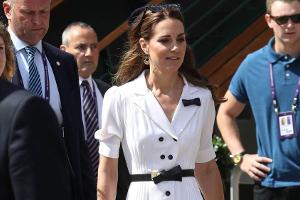 Herzogin Kate besucht Wimbledon ganz in Weiß