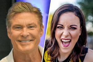 David Hasselhoff und Blümchen machen gemeinsame Sache