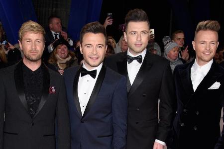 Kian Egan, Shane Filan, Mark Feehily und Nicky Byrne (v.l.n.r.) wollen es als Boyband Westlife noch einmal wissen