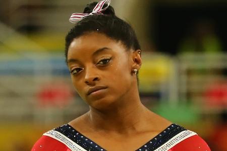 Simone Biles bei einem Wettkampf